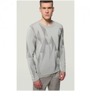Пуловер для мужчин, Bikkembergs, модель: CS31G10XA122A70, цвет: серый, размер: 48 BIKKEMBERGS. Цвет: серый
