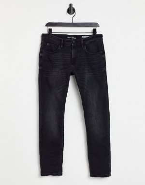 Черные выбеленные джинсы прямого кроя Andean-Черный цвет Tom Tailor