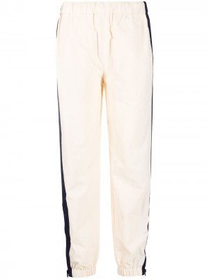 Спортивные брюки с контрастной вставкой Kenzo. Цвет: бежевый