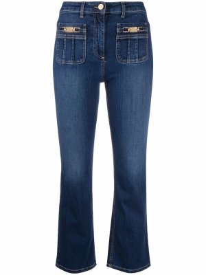Укороченные джинсы Elisabetta Franchi. Цвет: синий