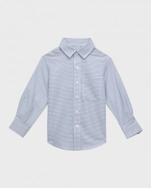 Рубашка на пуговицах с рыбным принтом для мальчика, размеры 3–12 Appaman