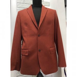 Пиджак, размер 182-108, коралловый ABSOLUTEX. Цвет: оранжевый/коралловый