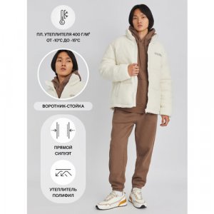 Куртка , размер S/M, белый Zolla. Цвет: белый