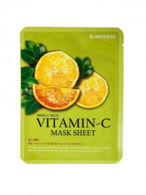 Тканевая маска BARONESS с витамином 21 гр.*5 шт.. Цвет: оливковый