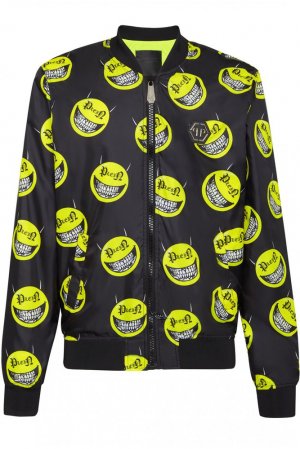 Куртка Evil Smile Bomber, черный Philipp Plein