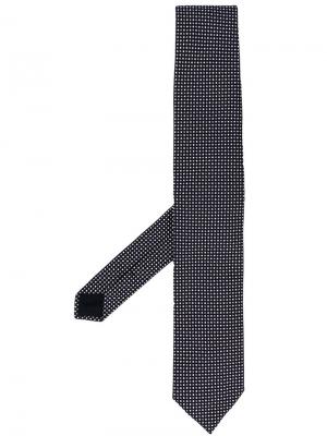 Жаккардовый галстук Lardini. Цвет: синий