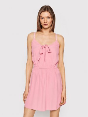 Летнее платье стандартного кроя , розовый Tommy Jeans
