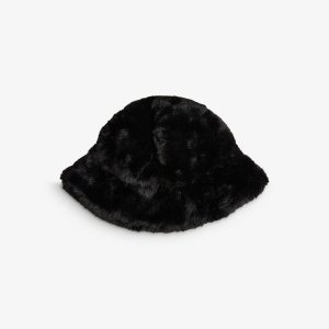 Широкополая шляпа-ведро Prinnia из искусственного меха , черный Ted Baker