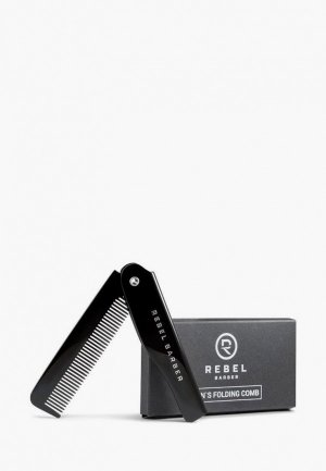 Расческа Rebel Folding Beard Comb. Цвет: черный