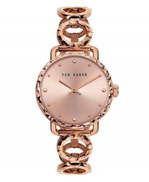 Женские часы Victoriaa с браслетом из нержавеющей стали цвета розового золота, 34 мм , золотой Ted Baker