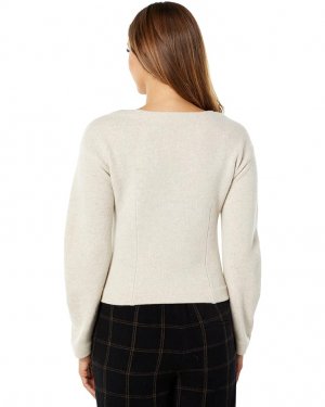 Свитер Boatneck Wool and Cashmere Pullover Sweater, цвет Heather Dove Oat Vince