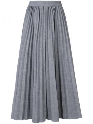 Плиссированная юбка миди Co. Цвет: серый