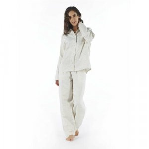 Пижама , размер 46, серый, бежевый Hamam. Цвет: бежевый/серый/темно-серый