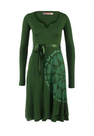 Платье Desigual. Цвет: зеленый