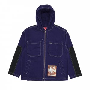 Детская английская куртка с капюшоном x Mark Leckey Dream, темно-синий Supreme