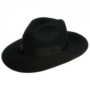 Шляпа, размер 55, черный Laird. Цвет: черный