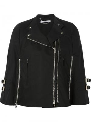 Байкерская куртка кроя кейп Givenchy. Цвет: чёрный
