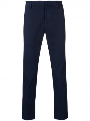 Классические брюки чинос Dondup. Цвет: синий