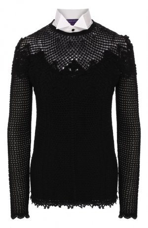 Шелковый пуловер Ralph Lauren. Цвет: чёрный