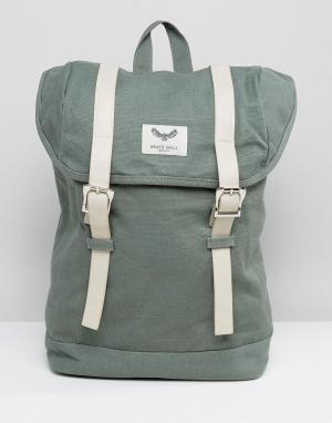 Рюкзак с двумя ремешками Brave Soul. Цвет: зеленый