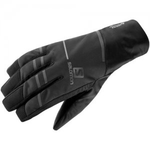 Перчатки RS PRO WS GLOVE U Black/Black Унисекс LC1185700 S Salomon. Цвет: черный