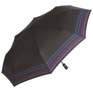 Мини-зонт , коричневый, черный Dr.Koffer. Цвет: коричневый/черный