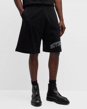 Мужские спортивные шорты свободного кроя с вышивкой для колледжа Givenchy