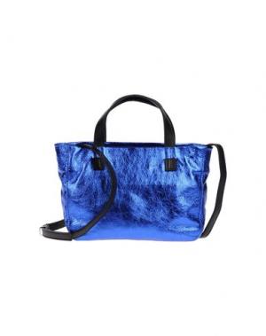Средняя кожаная сумка ALCHIMIA. Цвет: синий