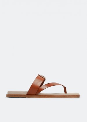 Сандалии CHRISTIAN LOUBOUTIN Paolito sandals, коричневый