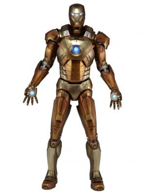 Фигурка Avengers 1/4 Iron Man Mark XXI - Midas Version (Gold Armor) Neca. Цвет: золотистый