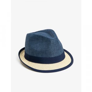 Шляпа , размер T-универсальный, синий KOTON. Цвет: синий/темно-синий