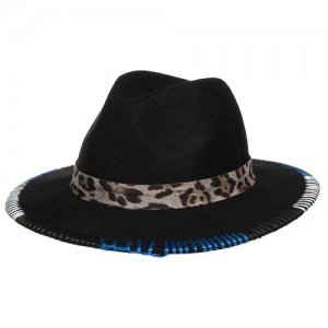 Шляпа , размер OneSize, черный Seeberger. Цвет: черный