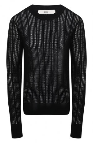 Шелковый пуловер Co. Цвет: чёрный