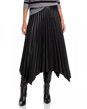 Плиссированная юбка-миди , цвет Black T Tahari