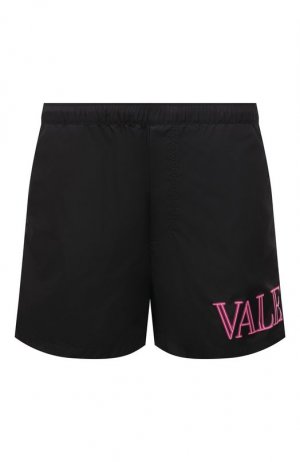 Плавки-шорты Valentino. Цвет: чёрный