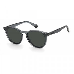 Солнцезащитные очки, серый Polaroid. Цвет: серый