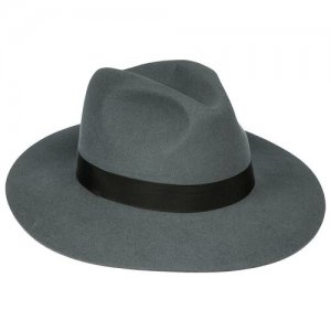 Шляпа федора, размер 55, серый Laird. Цвет: серый