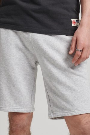 Серые шорты из джерси органического хлопка с винтажным логотипом , серый Superdry