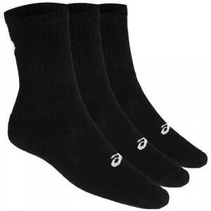Носки 3PPK Сrew sock, 3 пары, размер 34/37, черный ASICS. Цвет: черный