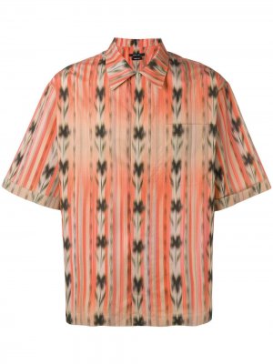 Рубашка с принтом Qasimi. Цвет: оранжевый