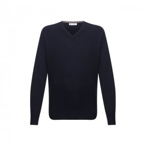 Кашемировый пуловер Brunello Cucinelli. Цвет: синий