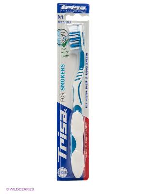 Зубная щетка For Smokers TRISA. Цвет: белый
