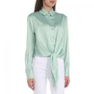 Блузки и кофточки Guess. Цвет: светло-зеленый