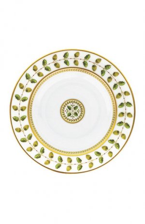 Суповая тарелка Constance Bernardaud. Цвет: зелёный