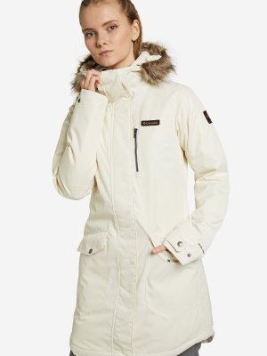 Куртка утепленная женская Suttle Mountain Long Insulated Jacket, Белый Columbia. Цвет: белый