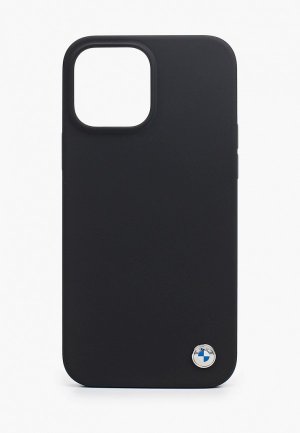 Чехол для iPhone BMW 13 Pro Max, Liquid silicone Hard Black. Цвет: черный