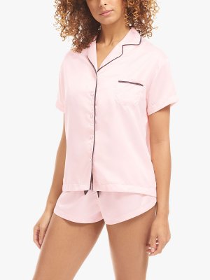 Пижамный комплект с рубашкой и шортами Abigail, розовый Bluebella