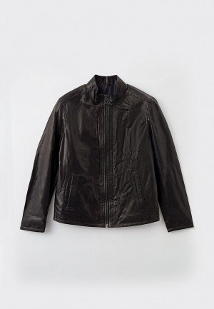 Куртка кожаная Al Franco TA022S1. Цвет: черный