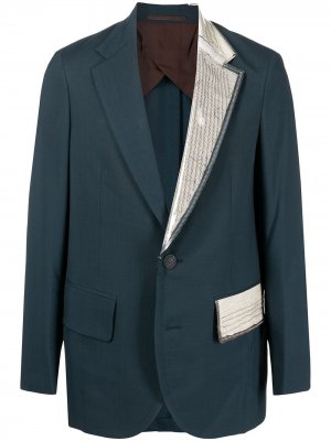 Пиджак с пайетками Kolor. Цвет: синий