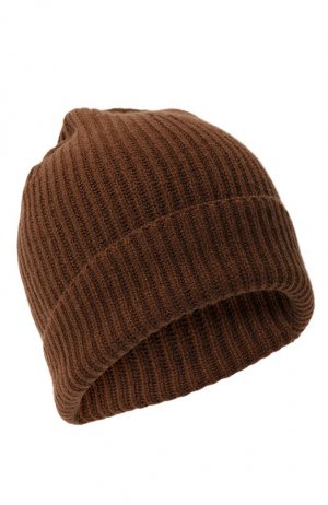 Кашемировая шапка Allude. Цвет: коричневый